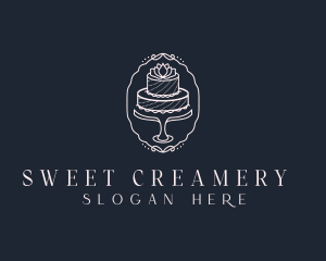 Elegant Sweet Cake logo design