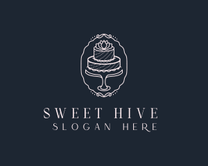 Elegant Sweet Cake logo design