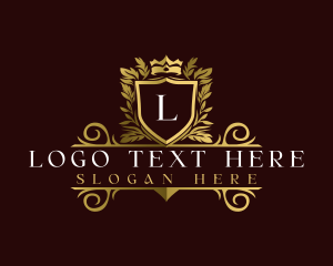 Noble - Royal Luxury Shield logo design