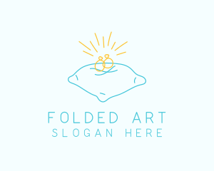 Simple Ring Line Art logo design