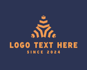 Strategist - Architecture Pyramid Landmark logo design