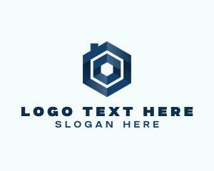 Hexagon - Residential Real Estate Broker logo design