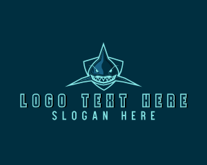 Youtube - Blue Shark Team logo design