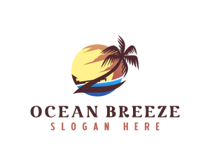 Beach Seashore Resort logo design