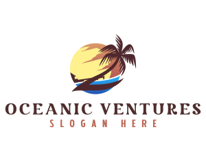 Beach Seashore Resort logo design