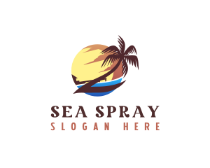 Beach Seashore Resort logo design