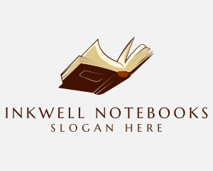 Notebook - Academic Book Research logo design