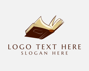 Notebook - Academic Book Research logo design