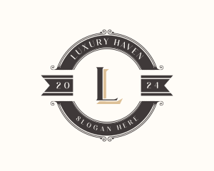 Luxury Elegant Ornament logo design