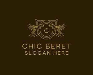 Elegant Bird Crest logo design