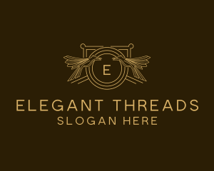 Elegant Bird Crest logo design