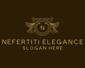 Elegant Bird Crest logo design