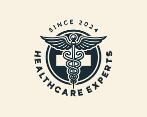 Medical Caduceus Hospital logo design