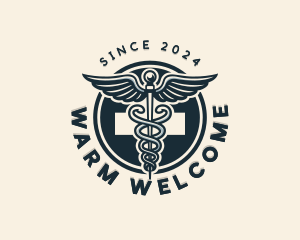 Medical Caduceus Hospital logo design