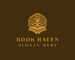 Bookstore - Tree Bookstore Book logo design