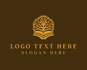 Publishing - Tree Bookstore Book logo design