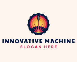 Laser Cutting Machine logo design