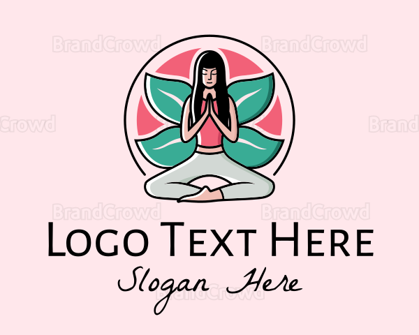 Yoga Fitness Instructor Logo