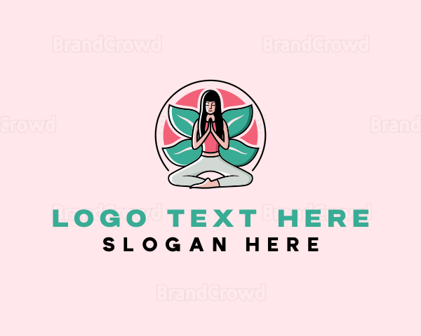 Yoga Fitness Instructor Logo