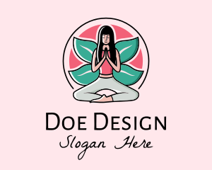 Yoga Fitness Instructor  logo design