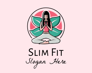 Yoga Fitness Instructor  logo design