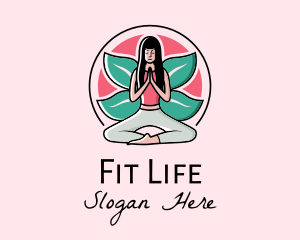 Fitness - Yoga Fitness Instructor logo design