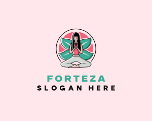 Yoga Fitness Instructor  logo design