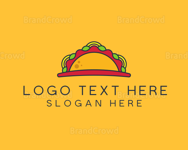 Taco Mexican Food Logo