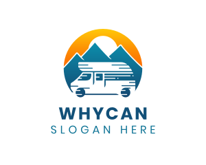 Camper Van Travel Vehicle Logo