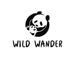 Wild Baby Panda logo design