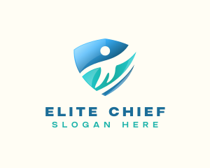 Chief - Shield Human Leader logo design