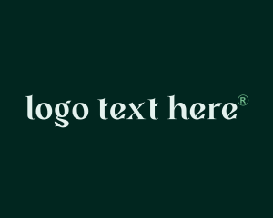 Herb - Elegant Green Wordmark logo design