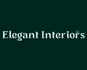 Elegant Green Wordmark logo design