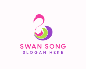 Swan Bird Boutique logo design