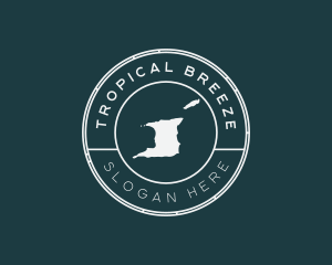 Caribbean - Trinidad Territorial Map logo design