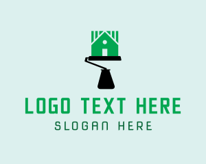 Structure - Paint Brush House logo design