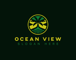 Jamaican Beach Flag logo design