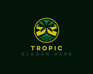 Jamaican Beach Flag logo design