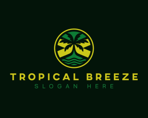 Jamaican Beach Flag logo design