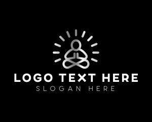 Human - Yoga Spa Wellness logo design