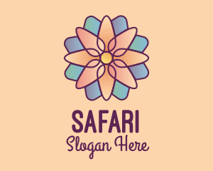 Artistic - Floral Stained Glass logo design
