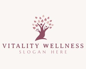 Human Tree Wellness logo design