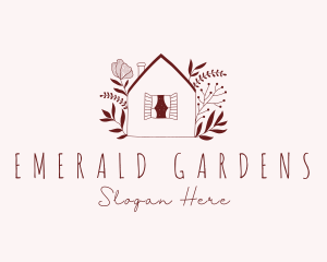 Floral Garden House logo design