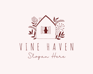 Floral Garden House logo design