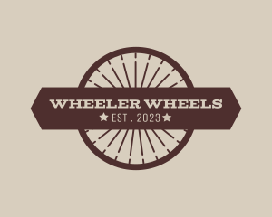 Wagon Wheel Cowboy logo design