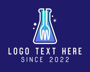 Experiment - Gourmet Food Laboratory logo design