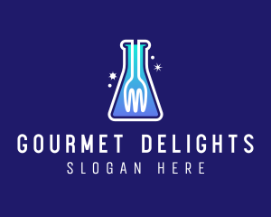 Gourmet Food Laboratory logo design