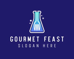 Gourmet Food Laboratory logo design