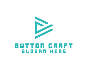 Button - Arrow Play Button logo design