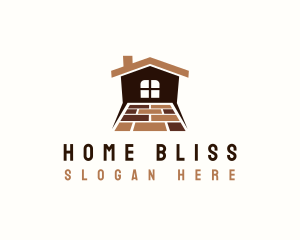 Home Tile Flooring logo design